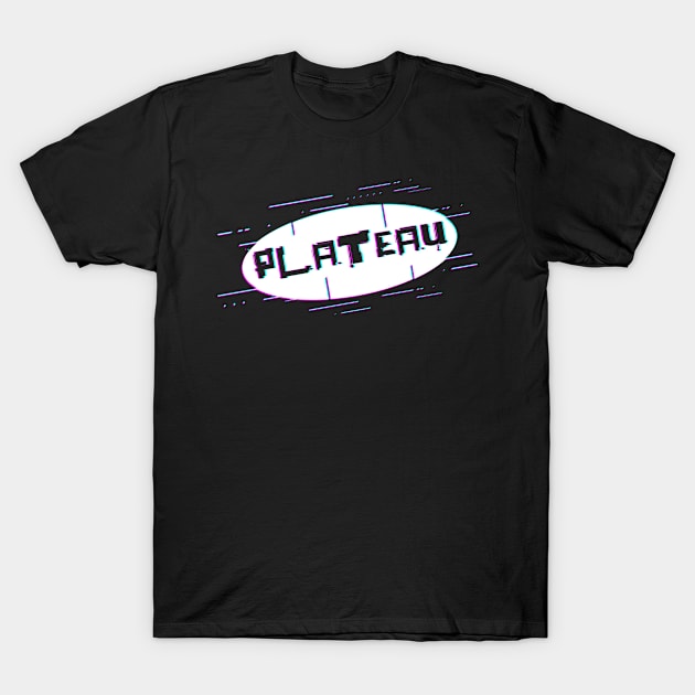 Ellipse Glitch - Plateau T-Shirt by Koi.buluk